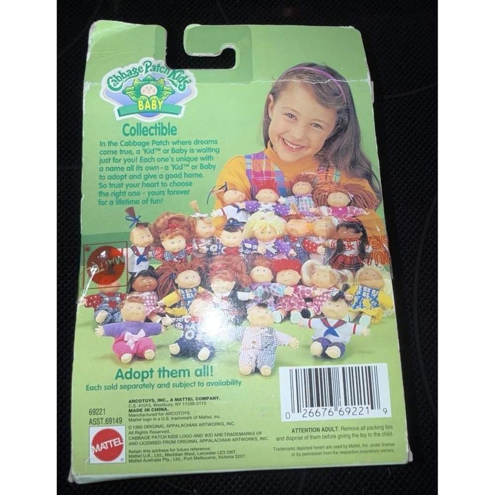 NIB!‎ Vintage Cabbage Patch Kids Baby " Steffi" 1995 - Picture 5 of 8
